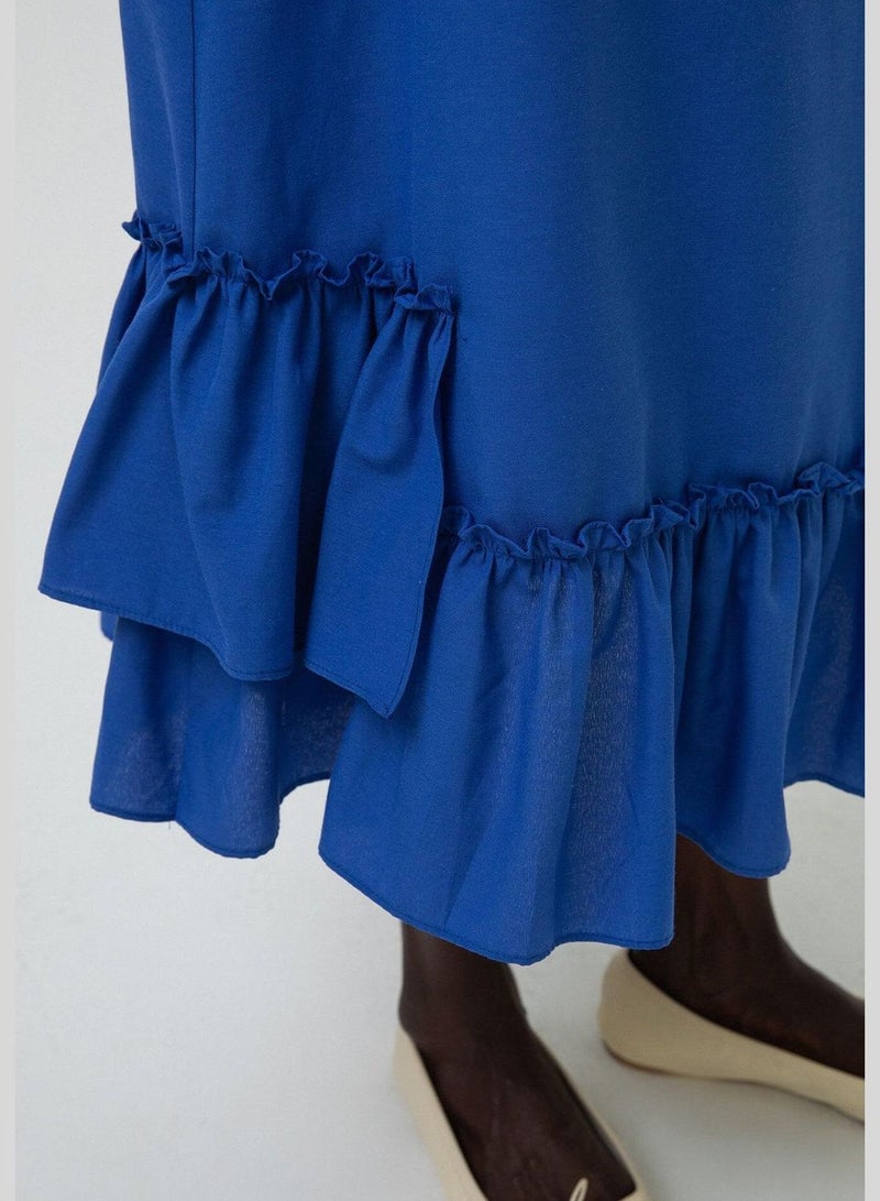 Touche FRILLED POPLIN SKIRT - Image 3