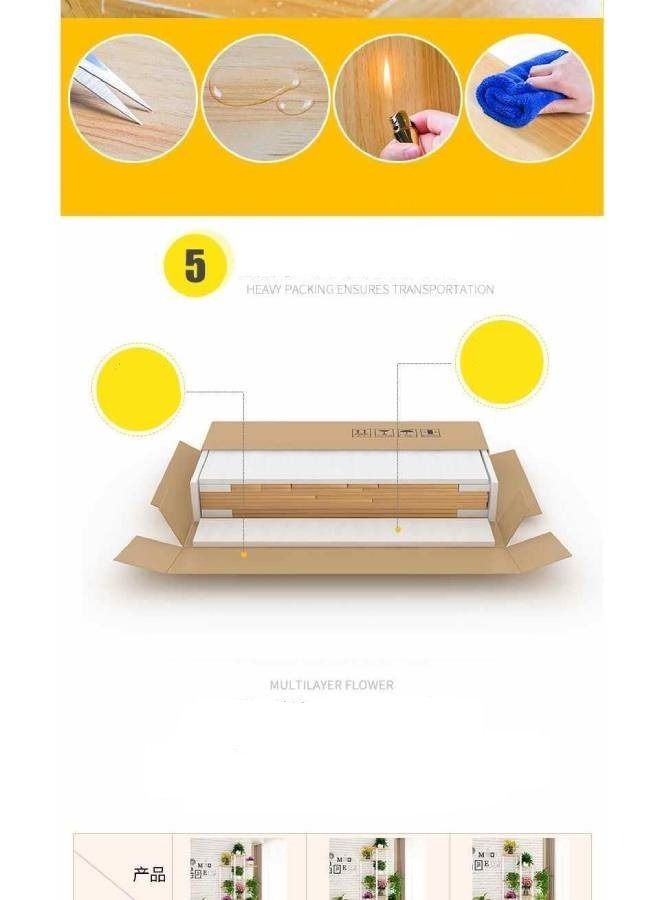 سي آند سي هوم متعدد الطبقات داخلي في الهواء الطلق ديكور النمط الأوروبي شرفة الجرف المنزلية تخزين الرف زهرة الجرف عرض موقف لغرفة المعيشة مدخل الأثاث 40x20x69 سم - Image 5