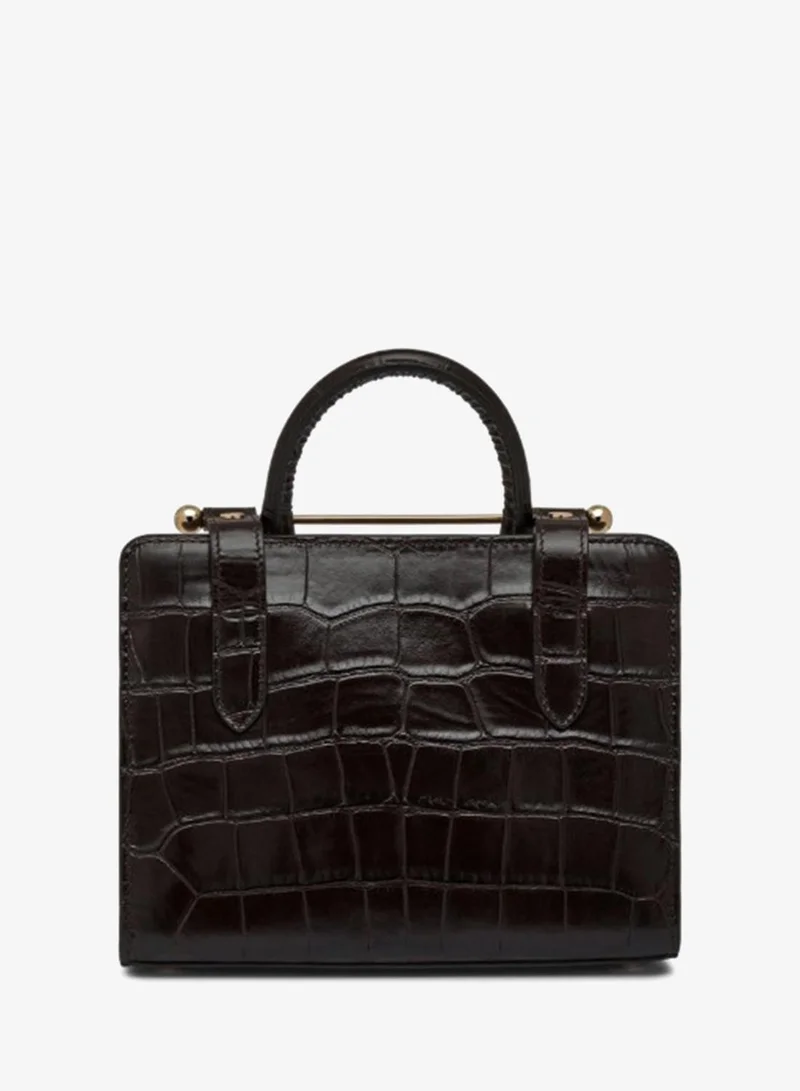 Strathberry  Mini Tote In Croc Leather for Women | Best Price UAE