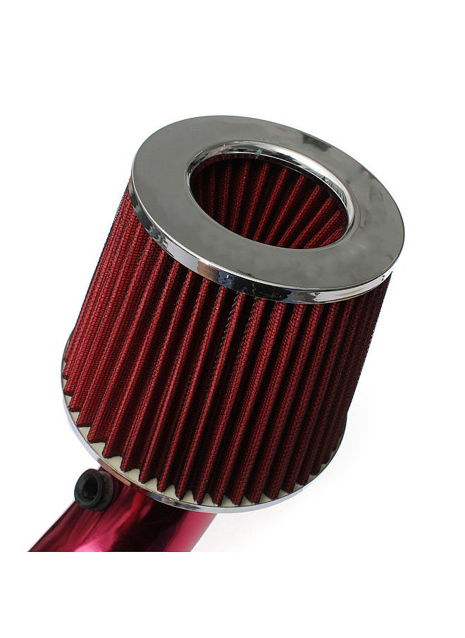 64-76mm/3'' Universal Car Cold Air Intake Filter Induction Pipe Power Flow Hose System