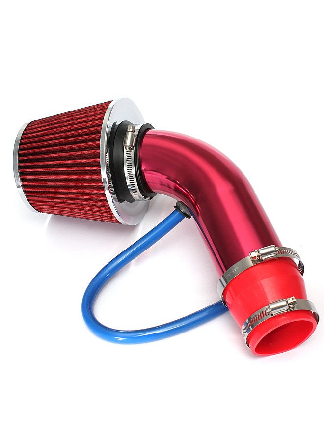 64-76mm/3'' Universal Car Cold Air Intake Filter Induction Pipe Power Flow Hose System