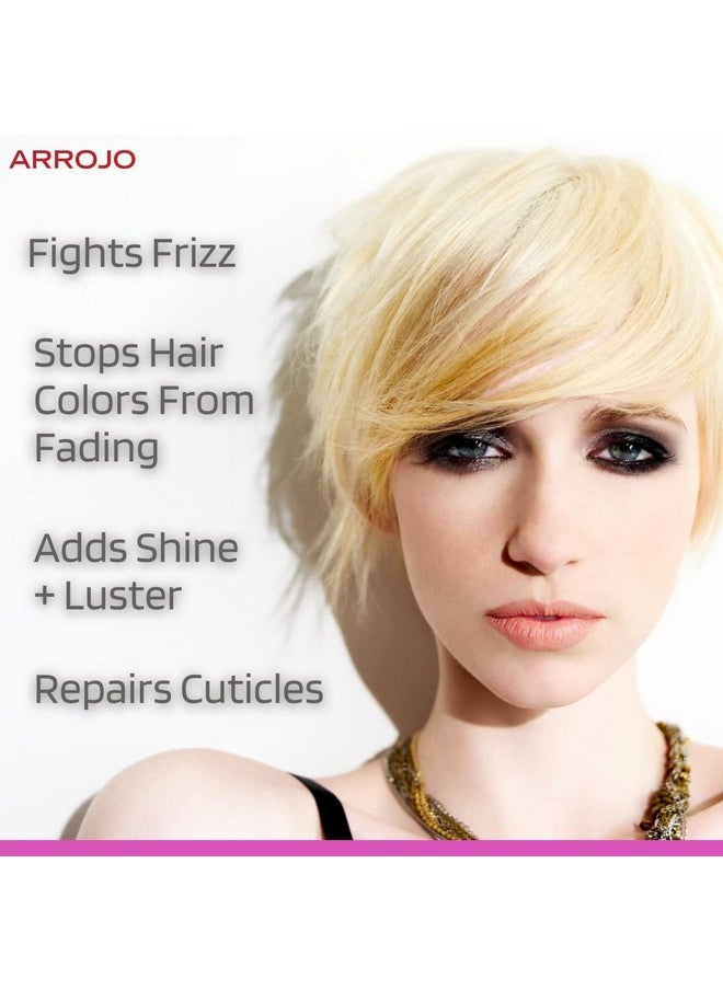 ARROJO Ultra Violet Purple Shampoo (8.5 Oz) Hair Shampoo For Color Treated Hair To Eliminate Brassy & Yellow Tones Purple Shampoo For Blonde Hair W/ Vitamin E Paraben And Sulfate Free Shampoo  - Image 5
