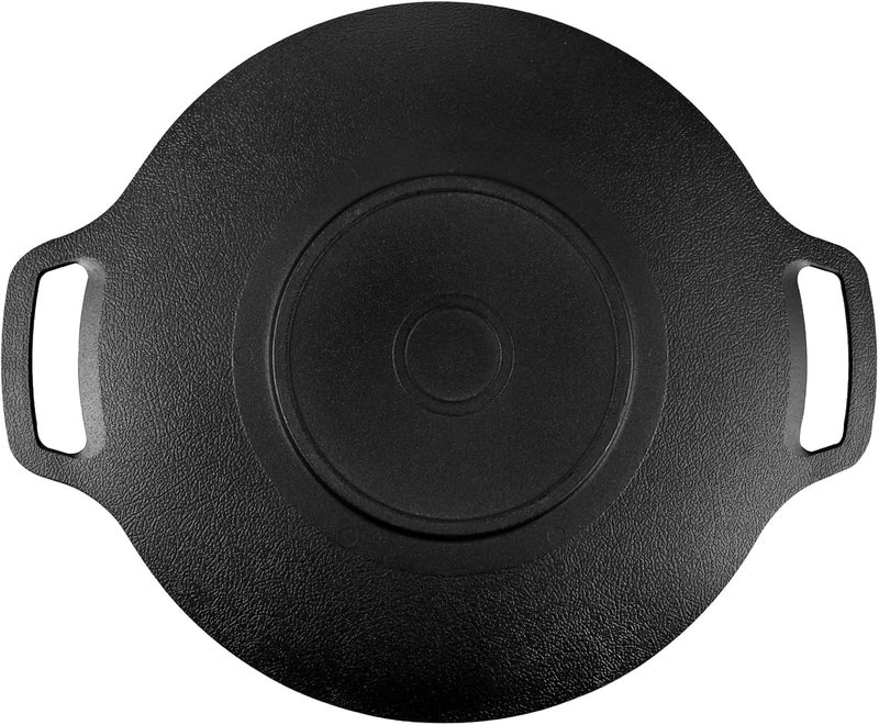 Sanbege Korean Grill Pan with Nonstick 6-Layer Coating, 13" Round BBQ Griddle with Bag, Compatible for Induction, Gas Stove, Electric Cooktop, Indoor or Outdoor Grilling - Image 2