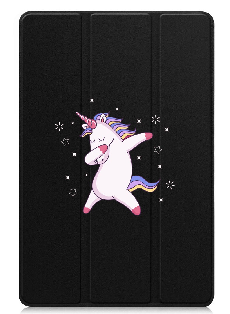 Theodor Protective Flip Case For Apple iPad Pro 13 (2024) With Trifold Stand Auto Wake Sleep Shockproof Cover unicorn  - Image 1
