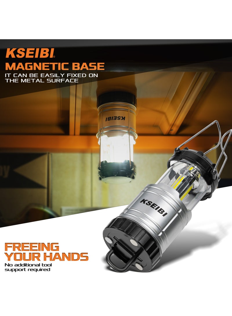 KSEIBI Portable Camping Light High-Powered COB LED Work Light – Compact, Rechargeable, Waterproof, and Ideal for Ultimate Illumination - Image 5