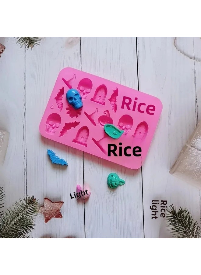 18-Link Easter Pumpkin Hat Mold Chocolate Silicone Baking Tools Cake Pudding Dessert Mold Home Supplies China Mainland-Color:Pink - Image 3