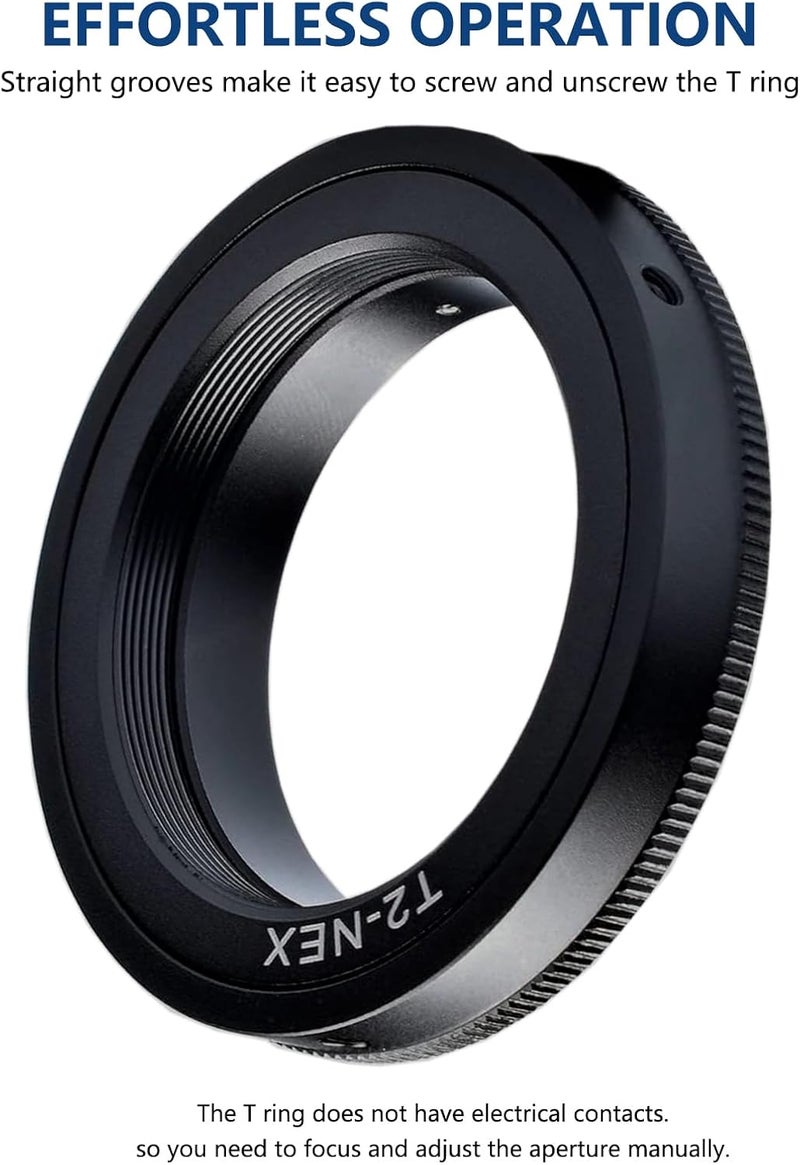Lightdow T/T2 Mount Adapter Ring for Sony A7/A7R/A6000/A5100 - Image 5