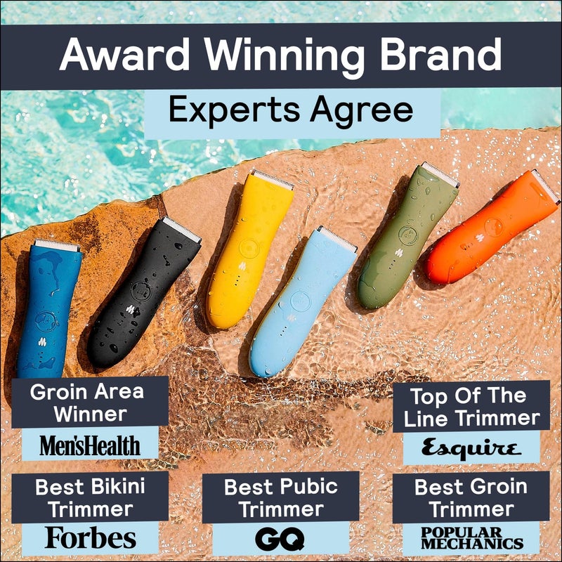 Meridian Premium Trimmer for Men and Women, USB C Charging, Travel Lock, 6 Colors Available, Ocean - Image 4