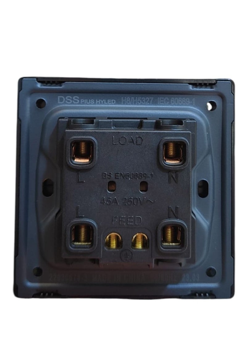 دي أس أس مفتاح تيار متردد 45 أمبير مع مؤشر - مفتاح تحكم في الطاقة عالي التحمل لمكيف الهواء - Image 2