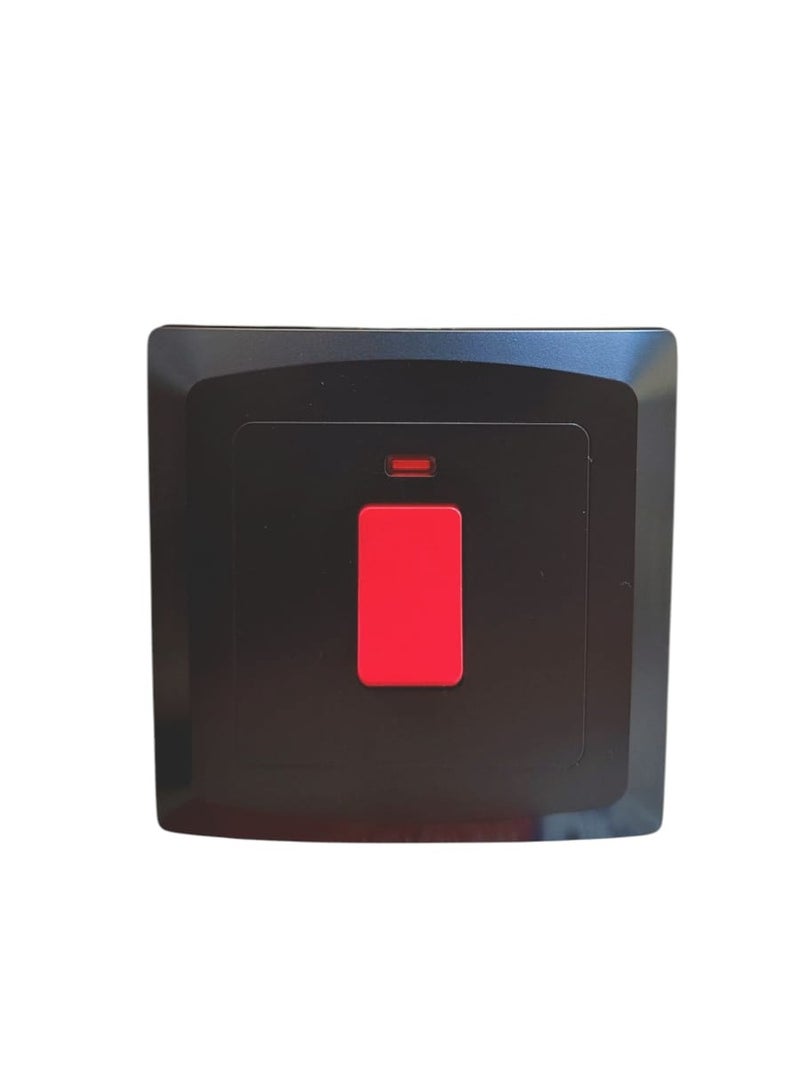 دي أس أس مفتاح تيار متردد 45 أمبير مع مؤشر - مفتاح تحكم في الطاقة عالي التحمل لمكيف الهواء - Image 1