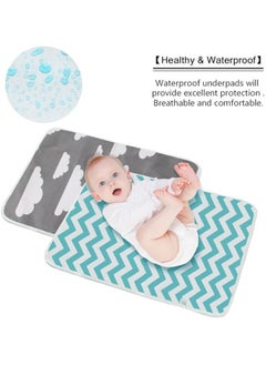 Moro Moro Baby Waterproof Changing Pad, 50x70 cm, Soft Cotton Surface  - Image 4