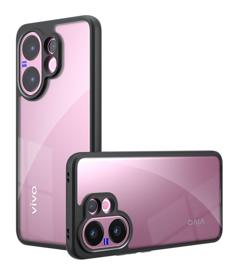 KAPAVER Essential Back Cover Case Compatible with Vivo V60 / Vivo 60e / Vivo T4 Pro 5G (Black) - Image 1