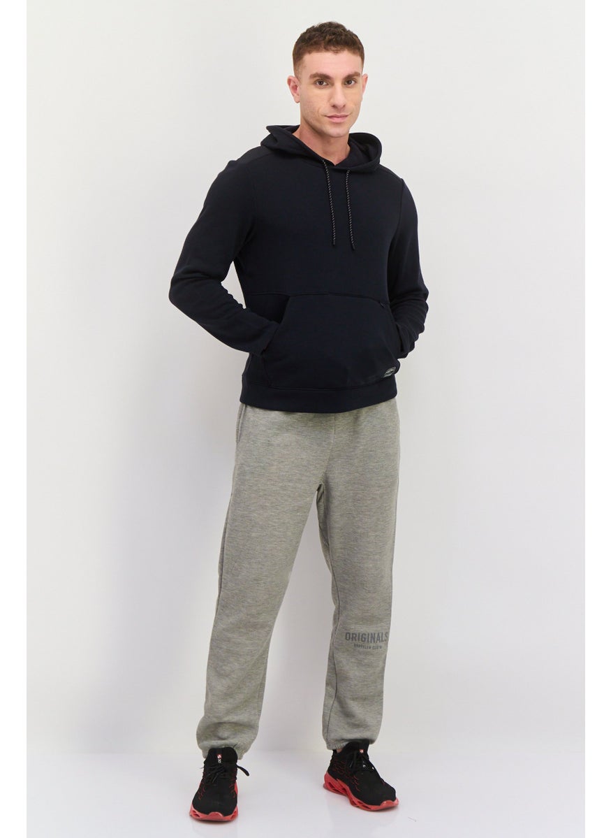 SKECHERS Men Sportswear Fit Brand Logo Long Sleeves Outdoor Sweatshirt, Black  - Image 4