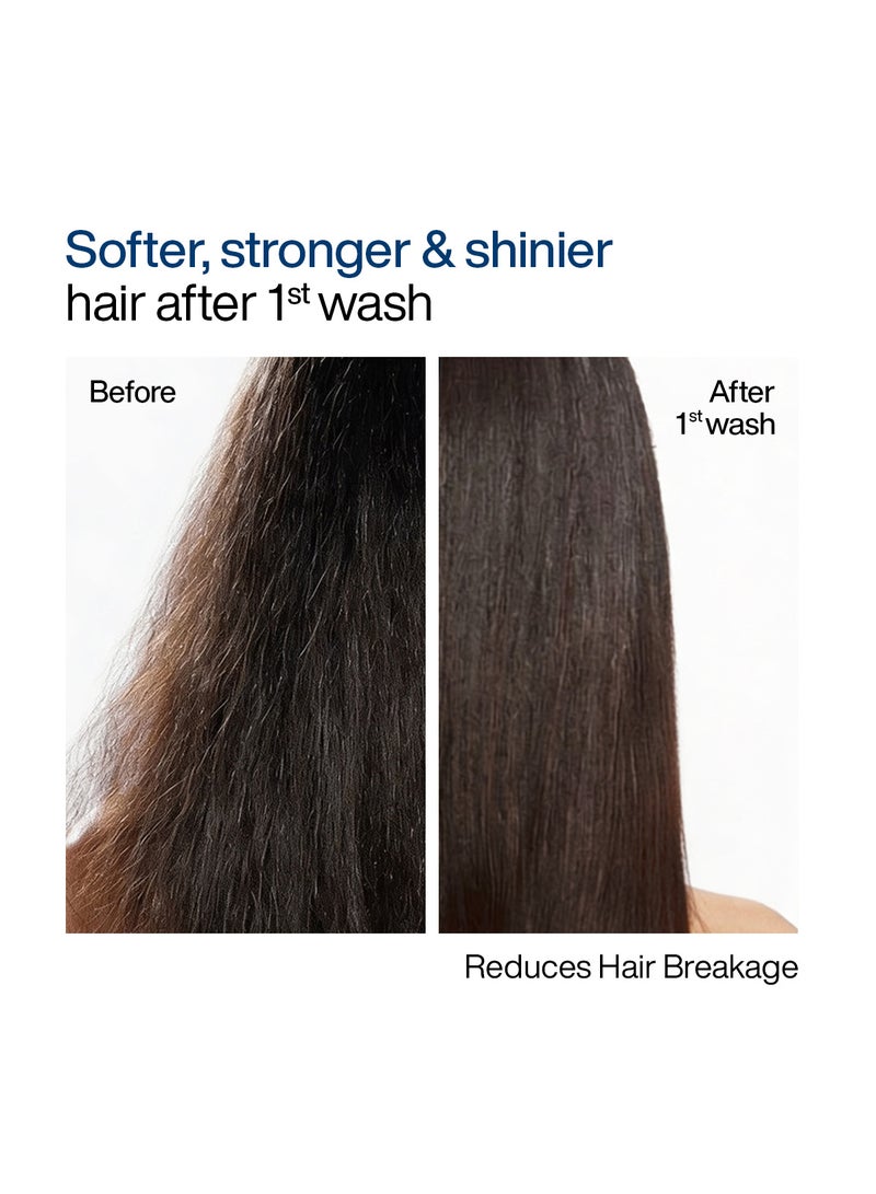 WishCare Strengthening Hair Mask for Frizzy, Dry & Damaged Hair, 110 ml | Multi-Peptide Hair Mask for Hairfall Control & Damage Repair, With Rice Water & Rosemary, Deep Conditioning & Moisturizing - Image 3