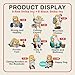 BEEMAI Kuraya Shiba Tourshiba Series 8PCs Set of 8 No Repeat Blind Box Figures Random Design Cute Figures Collectible Toys Birthday Gifts - Image 4