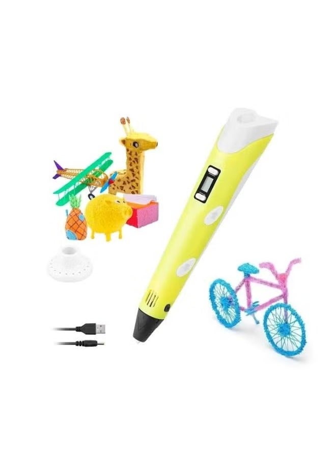 TIGER 3D Printing Pen Compatible with PLA & ABS Filament – Creative 3D Drawing Tool for Kids & Adults – Perfect for Arts, Crafts, DIY Projects & Educational Use – Safe Design with Adjustable Speed & Temperature – Ideal Gift for Birthdays & Holidays - Image 2