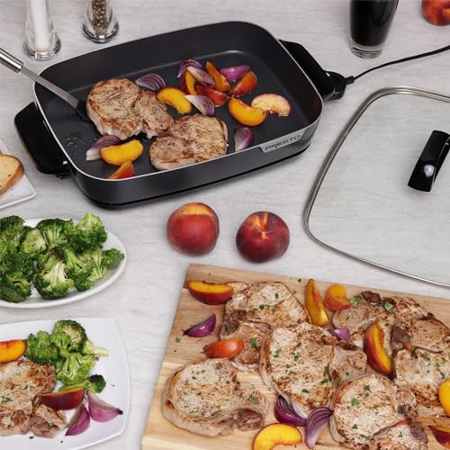 Presto! Presto 06858 16-Inch Slimline Electric Skillet with Glass Cover - Nonstick, Adjustable Temperature, Black - Image 4