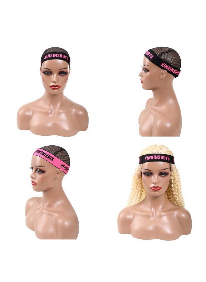 Xinxinshuyu 3 Pcs Elastic Wig Band For Melting Lace Lace Melting Band Wig Bands For Keeping Wigs In Place Wig Band For Edges Laying Wig Headband For Lace Front Wig Adjustable Lace Melting Band For Baby Hair  - Image 3