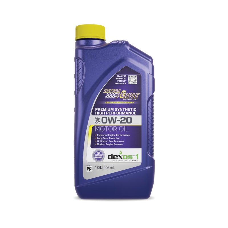 Royal Purple زيت محرك صناعي عالي الأداء SAE 0W-20 من رويال بيربل (06020-6PK) - 1 لتر، (علبة من 6) - Image 4