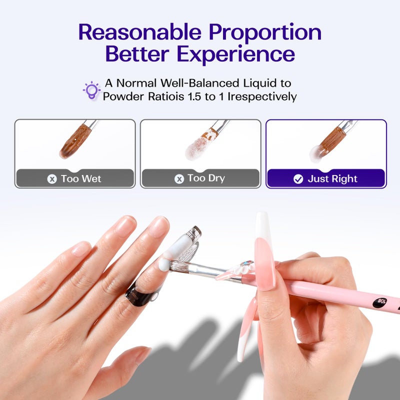 VANSISOS Monomer Acrylic Nail Liquid: 4fl.oz Professional EMA Acrylic Liquid Monomer with Nail Brush for Beginners at Home DIY Nail Salon Use Non-Yellowing MMA-Free - Image 3