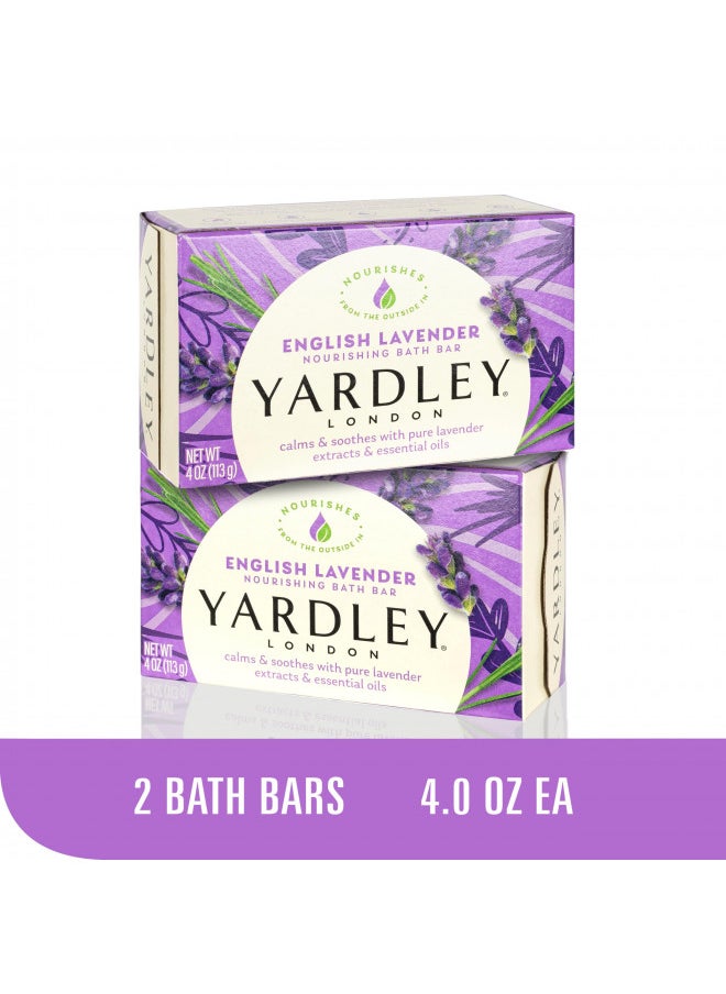 Yardley Yardley Bar Soap, English Lavender, 4.25 Ounce (Pack of 2)  - Image 5