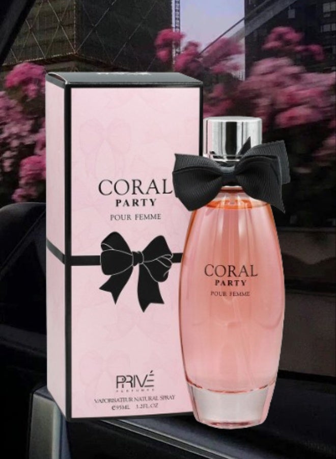 PRIVE Coral Party Perfume 95ML - Image 1