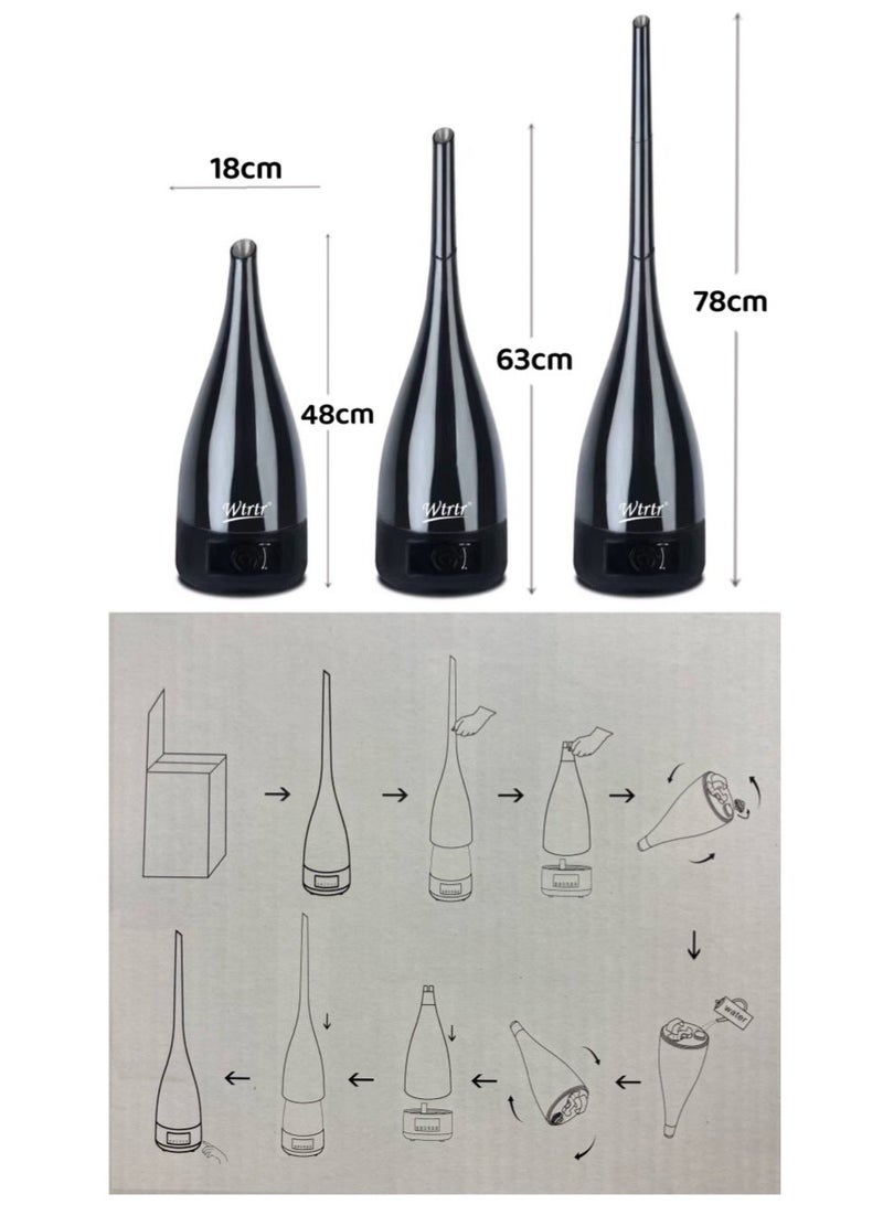 Wtrtr high-end Ultrasonic Cool Mist humidifier,You can adjust 3 heights，WTR-1902. 3.2L Air humidifier for Bedroom & lobby, Premium Humidifying Unit,Air Refresher Air Revitalizer Air Purifie - Image 3