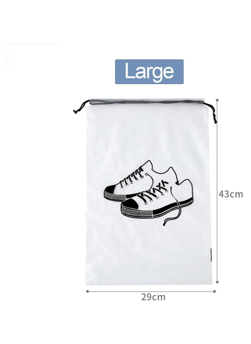 Transparent Shoe Bags – 12-Pack Large Clear Organizers with Drawstring for Travel, Storage, Protection, and Organization, Perfect for Men and Women’s Shoes, Sneakers, Boots, and Footwear, Easy Access and Durable for Packing - pzsku/Z101C93B181D311CC8605Z/45/_/1718117617/e0e65d54-e027-4c75-a09b-2ce0bc8fb560