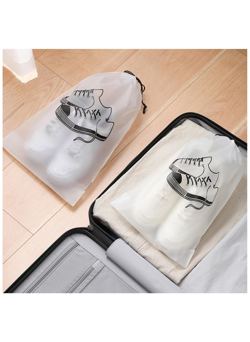 Transparent Shoe Bags – 12-Pack Large Clear Organizers with Drawstring for Travel, Storage, Protection, and Organization, Perfect for Men and Women’s Shoes, Sneakers, Boots, and Footwear, Easy Access and Durable for Packing - pzsku/Z101C93B181D311CC8605Z/45/_/1718118011/546d3ab0-cd74-47b5-bce5-5a2525fef414