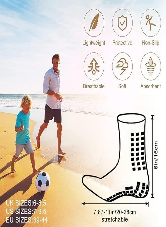 KWINTO Athletic Socks for Men Women, Rubber Anti-Slip and Thicken Cushion Sport Socks Ankle Length Socks for Badminton Soccer Running Gym & Indoor Training (White) - Image 4