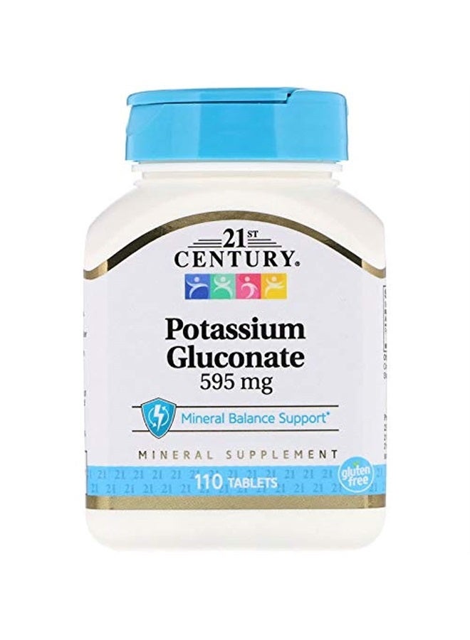 21ST Century POTASSIUM 595mg 110 TABS - Image 1
