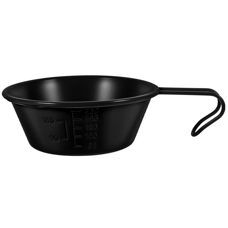 304 Stainless Steel Salad Bowl With Handle Portable Outdoor Dinnerware For Camping Hiking Picnic - Image 2