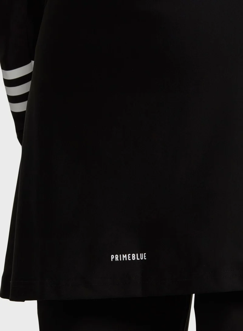 Adidas 3S Ls Swim Top Black Swim Tops 2