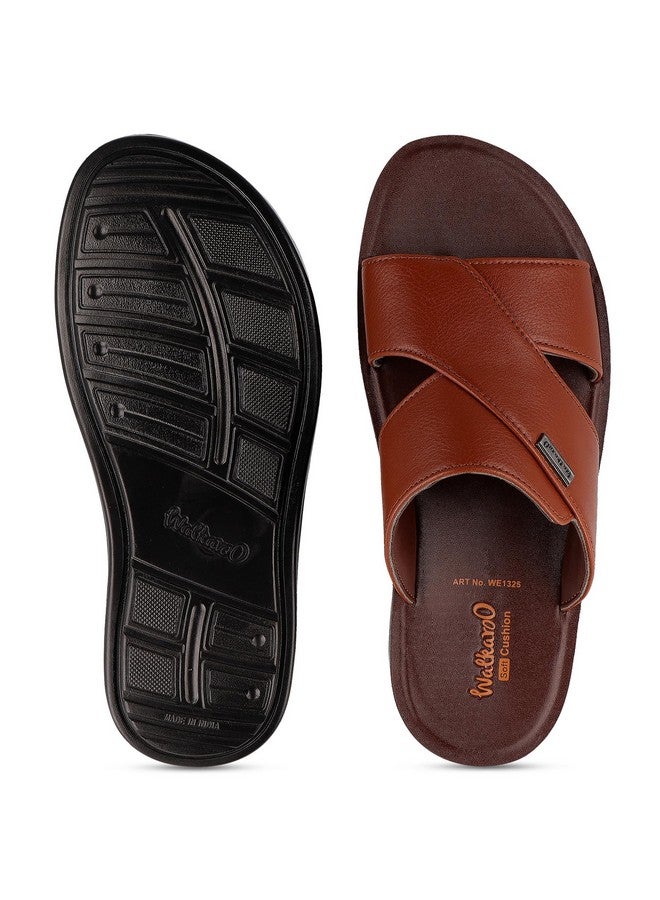 Walkaroo WALKAROO WE1325 Mens Sandal For Casual Wear and Regular Use - Brown - Image 2