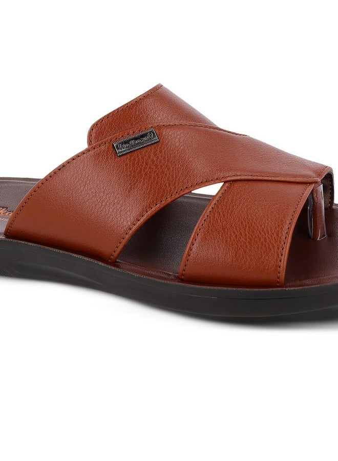 Walkaroo WALKAROO WE1325 Mens Sandal For Casual Wear and Regular Use - Brown - Image 4