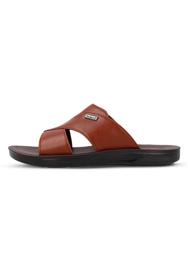 Walkaroo WALKAROO WE1325 Mens Sandal For Casual Wear and Regular Use - Brown - Image 3
