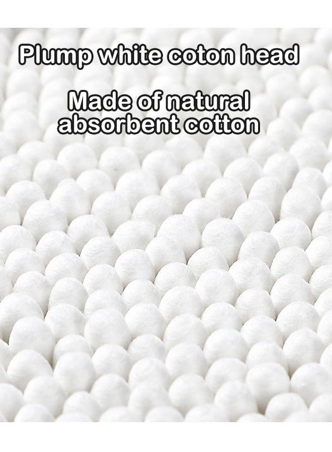 ZCM-HAPPY 2000 PCS Double-Headed Cotton Swabs - Disposable, Soft, Multipurpose for Ear Cleaning, Baby Care and Makeup Removal (Double Head Round)  - Image 4