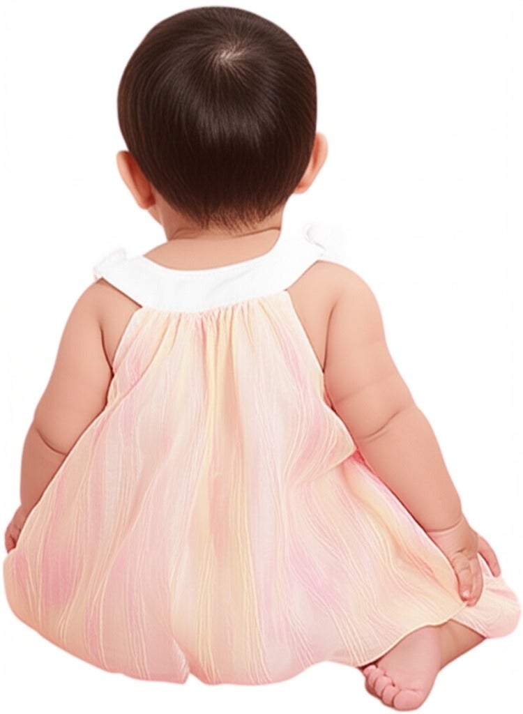 A.M Korean version of girls summer clothes  new tulip sling summer stylish girls summer clothes - Image 2