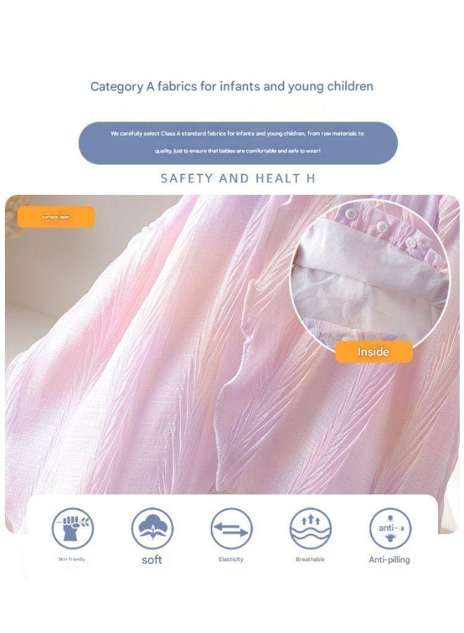 A.M Korean version of girls summer clothes  new tulip sling summer stylish girls summer clothes - Image 5