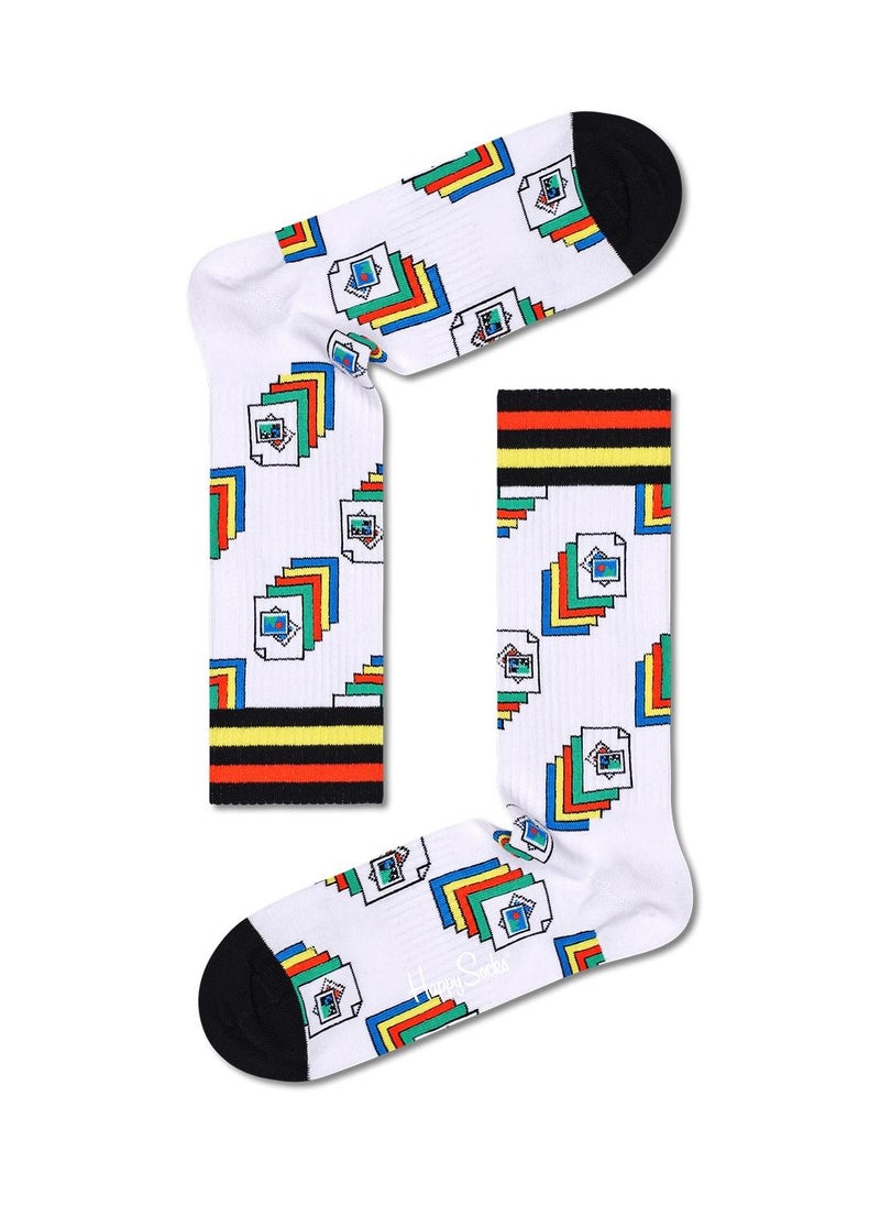 Happy Socks PHOTOS THIN CREW SOCK - Image 1
