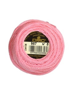 DMC DMC Pearl Cotton Ball Size 8 87yd Pale Geranium  - Image 2