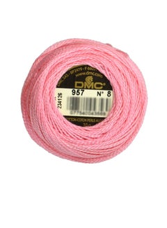DMC DMC Pearl Cotton Ball Size 8 87yd Pale Geranium  - Image 1