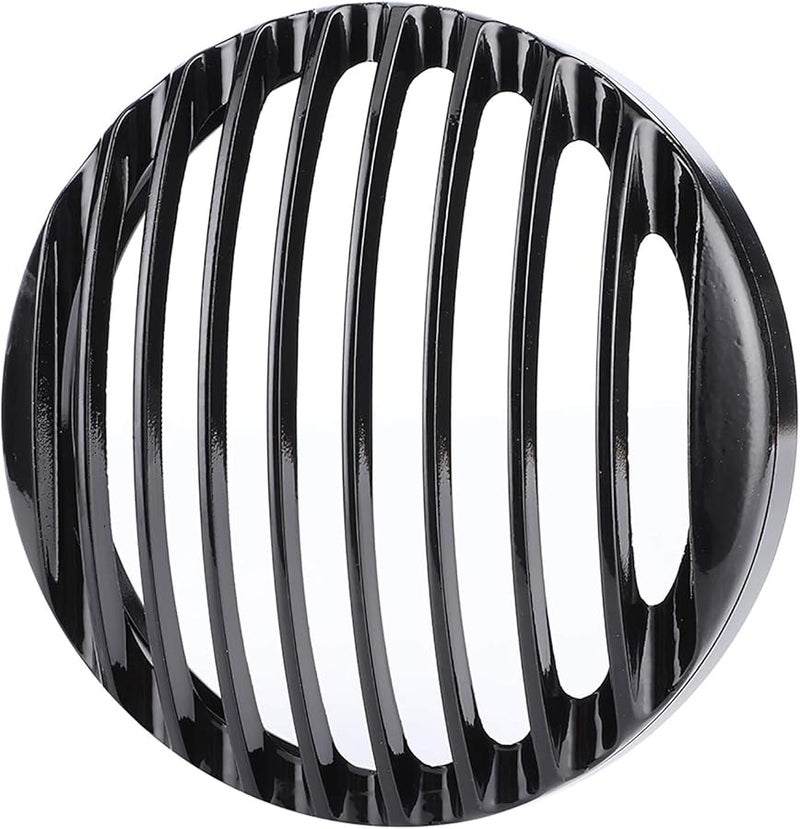 Black Front Grill Cover 5 75in Mesh Guard For Harley XL 1200 883 2004 2014 - Image 5
