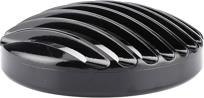 Black Front Grill Cover 5 75in Mesh Guard For Harley XL 1200 883 2004 2014 - Image 3