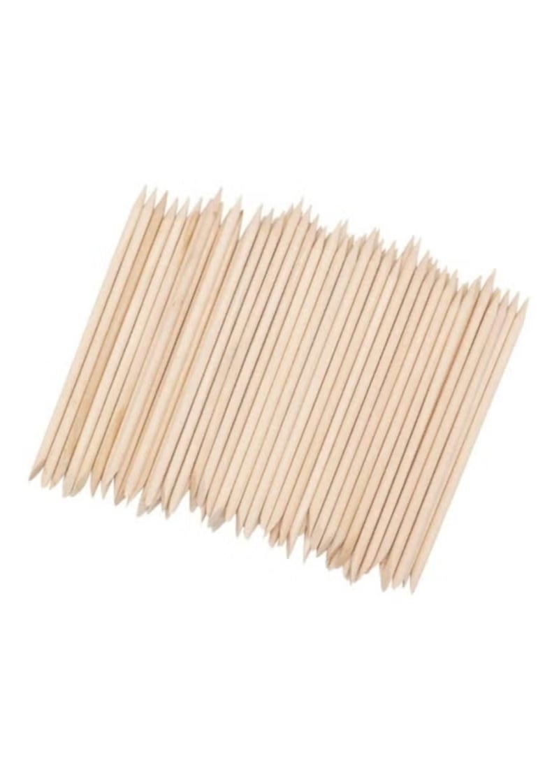Multi-colored sticks for removing dead skin around nails, ideal for nail art, manicures, and pedicures - 48 pieces - Image 3