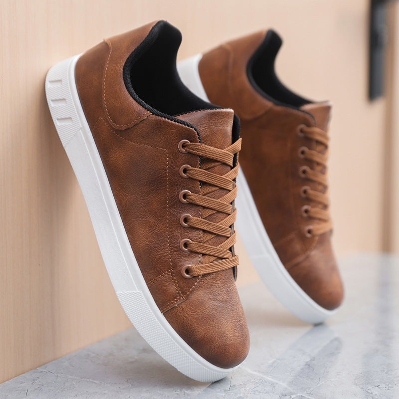 2026 Spring New White Sneakers Korean Style Trendy White Casual Sports Shoes Fashionable Versatile Casual Shoes - Image 2