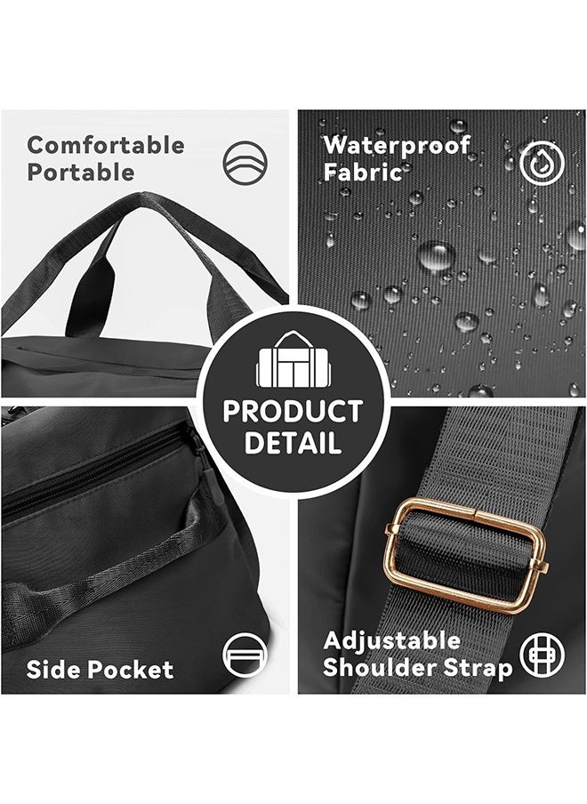 joyzzz - Black unisex wet and dry separation short-distance travel bag fitness bag large capacity - Image 1