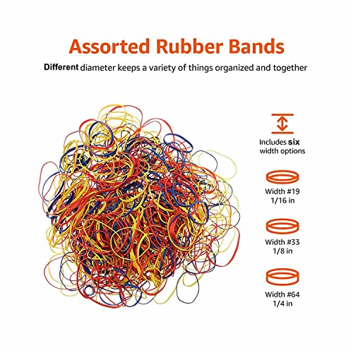 Myy Brand Rubber Band for Home Kitchen School and Office Multicolour Mixed 100% Natural Rubber 1000 Pieces - Image 5