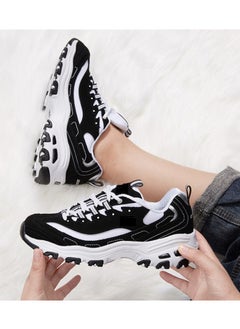 SKECHERS Skechers New Spring And Summer Breathable Classic Thick Sole Heightening Casual Sports Shoes  - Image 4