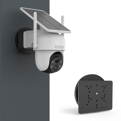 Koroao Magnetic Mount for AOSU D1 SELiteMaxReolink Argus 3MP4MP5MP2KANSQUEGU01SA01SEHMUA 2K Wireless Outdoor SolarTPLink Tapo Outdoor PanTilt WiFiCinnado B6 Security Cameras Black - Image 1